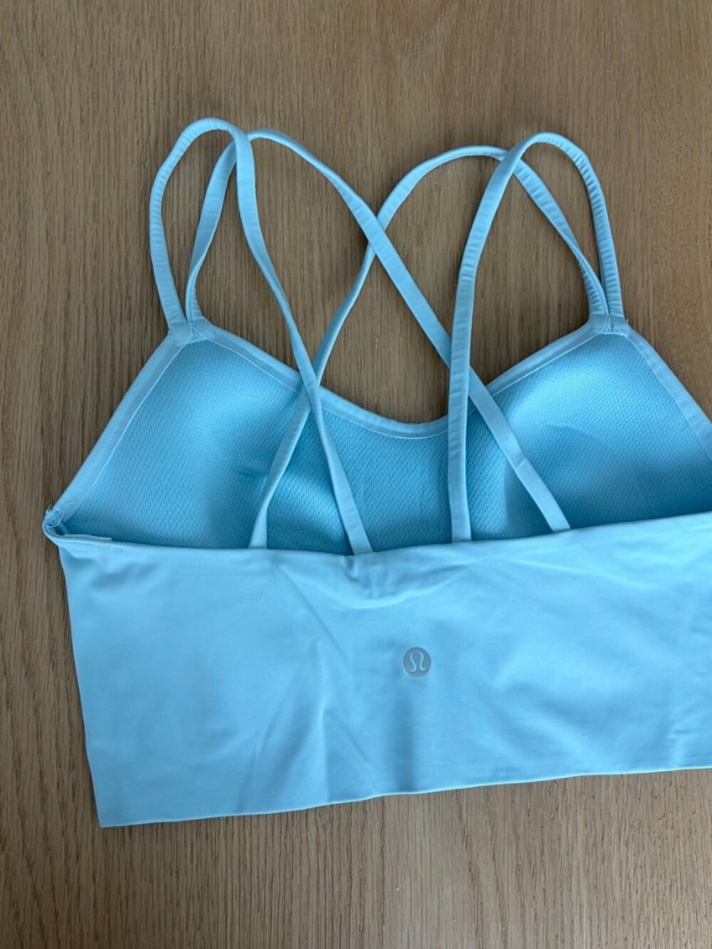 Lululemon Like a Cloud Longline Bra – Foam Cloud Blue – Size 6